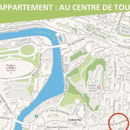 Le Montferrat - 65M2 - 2 Chambres - Rue De La Grotte - Hyper Centre Lourdes Exterior foto